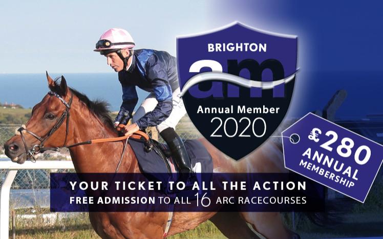 Annual Membership at Brighton Racecourse for 2020